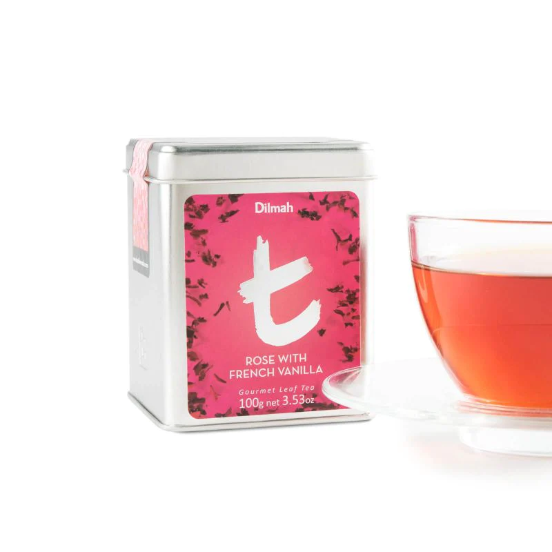 t-Series Rose with French Vanilla - 100g Loose Leaf Tea